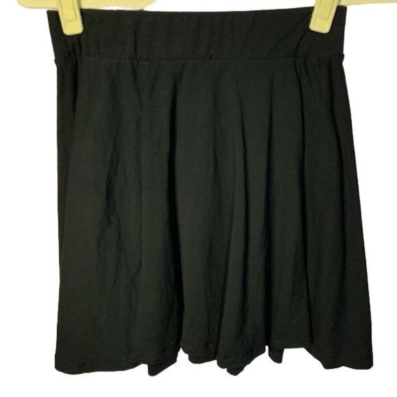 Divided Small Basic Black Skirt A-Line Circle - Picture 1 of 5